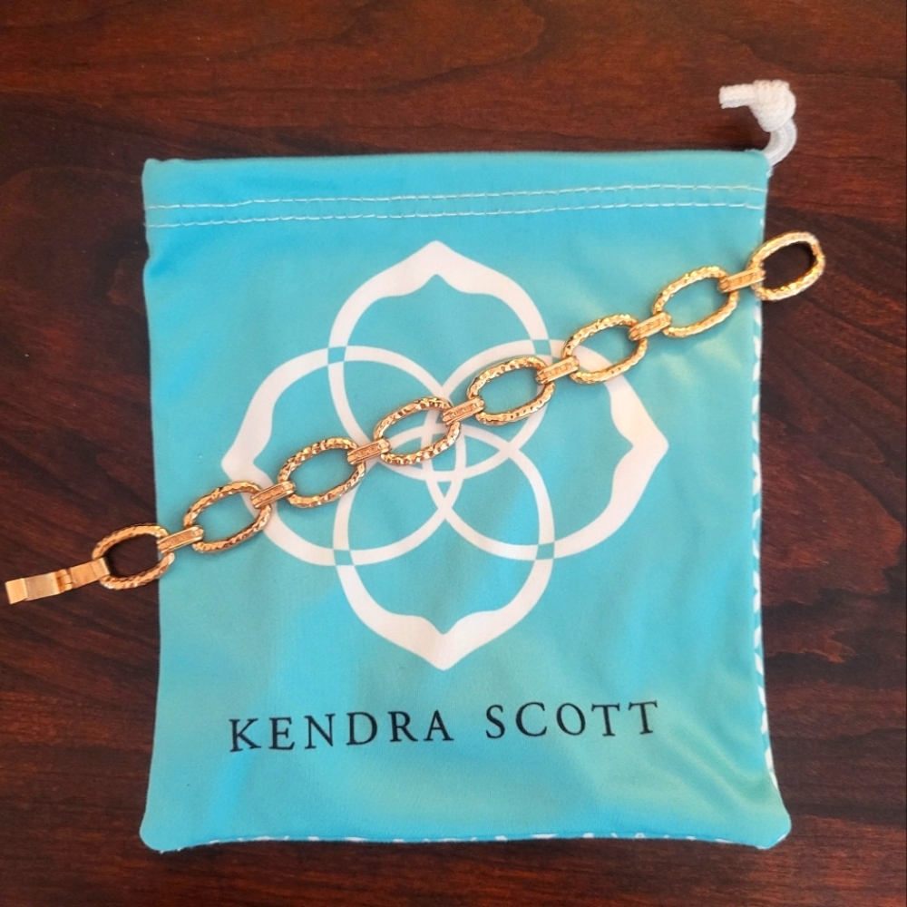 Kendra Scott Rose Gold Chain Bracelet Classic Design